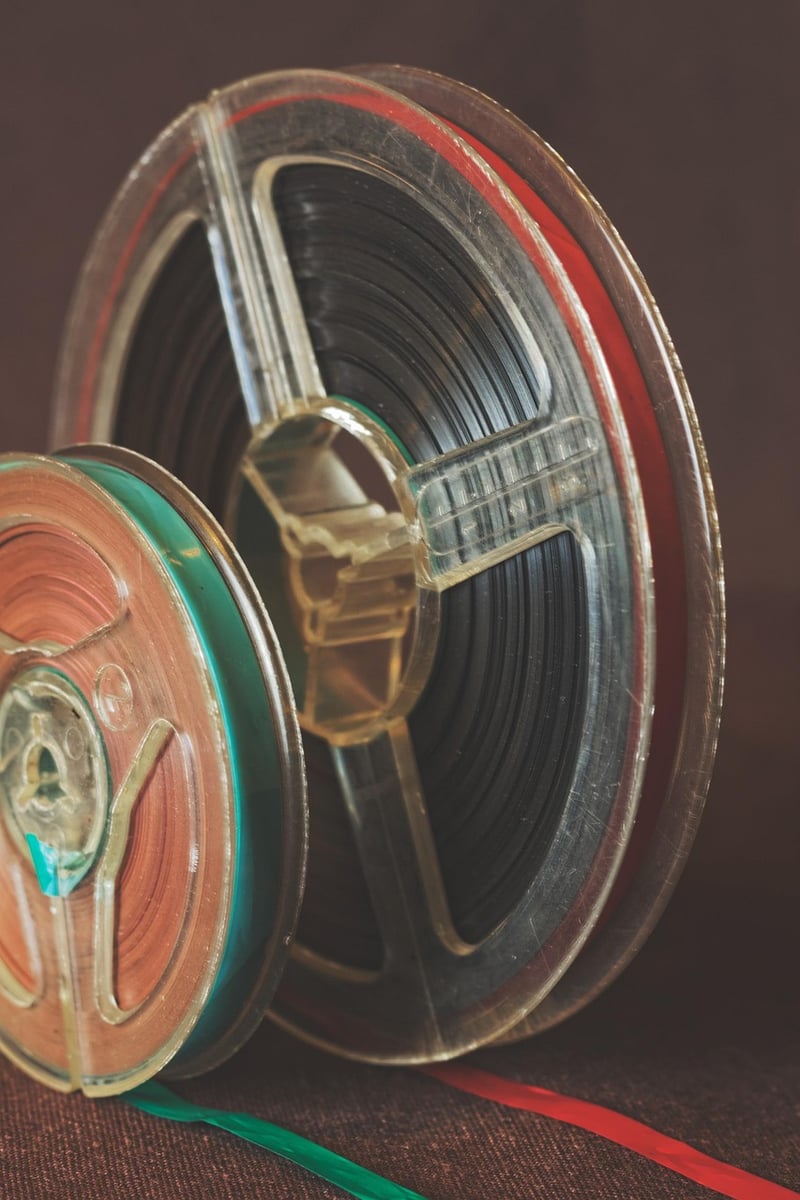 Film strip cinema movie reel